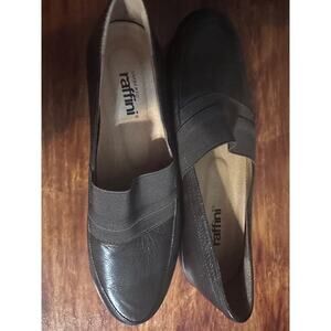 Umberto Raffini Brown Leather Comfort Loafers Size 10 – Slip-On Walking Flats